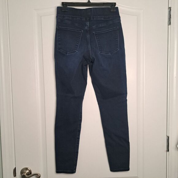 Universal Thread High Rise Pull On Jegging Dark Blue Denim - Picture 4 of 5